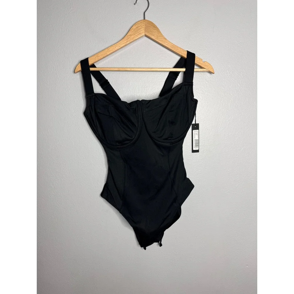 Ta3 Lifty One Piece Shapewear Swim Black Medium Reg/Long J/K NWT - Picture 1 of 7
